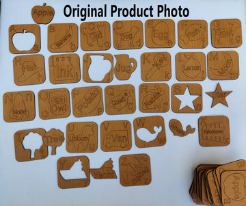 ENGLISH ,Urdu Alphabets and Counting numbers set of Stencils.